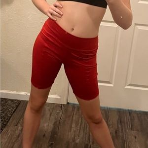 LA dance designs biker shorts